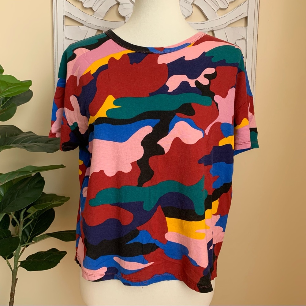 Multicolored Camouflage T-shirt